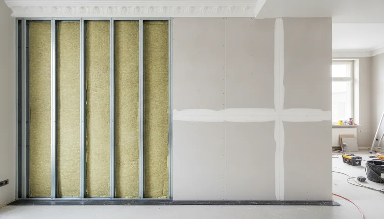 Séparation acoustique de deux appartements dans une maison bourgeoise divisée, Montigny-lès-Metz